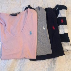 4 Polo Ralph Lauren T-shirts!